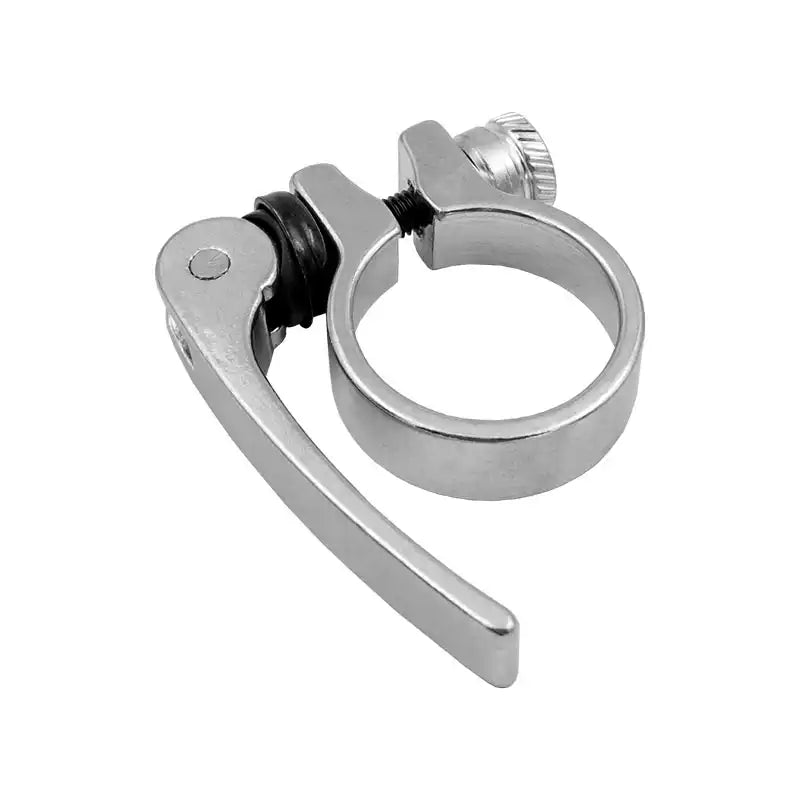 Promax Collarino Reggisella 34,9mm in Alluminio Argento (OEM 4 Pezzi)