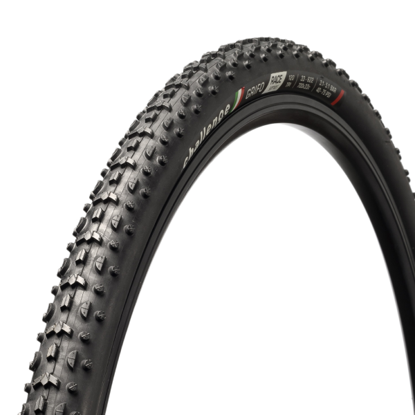 Challenge Copertone Vulcanizzato Grifo Race 700x33 120TPI Nylon Nero