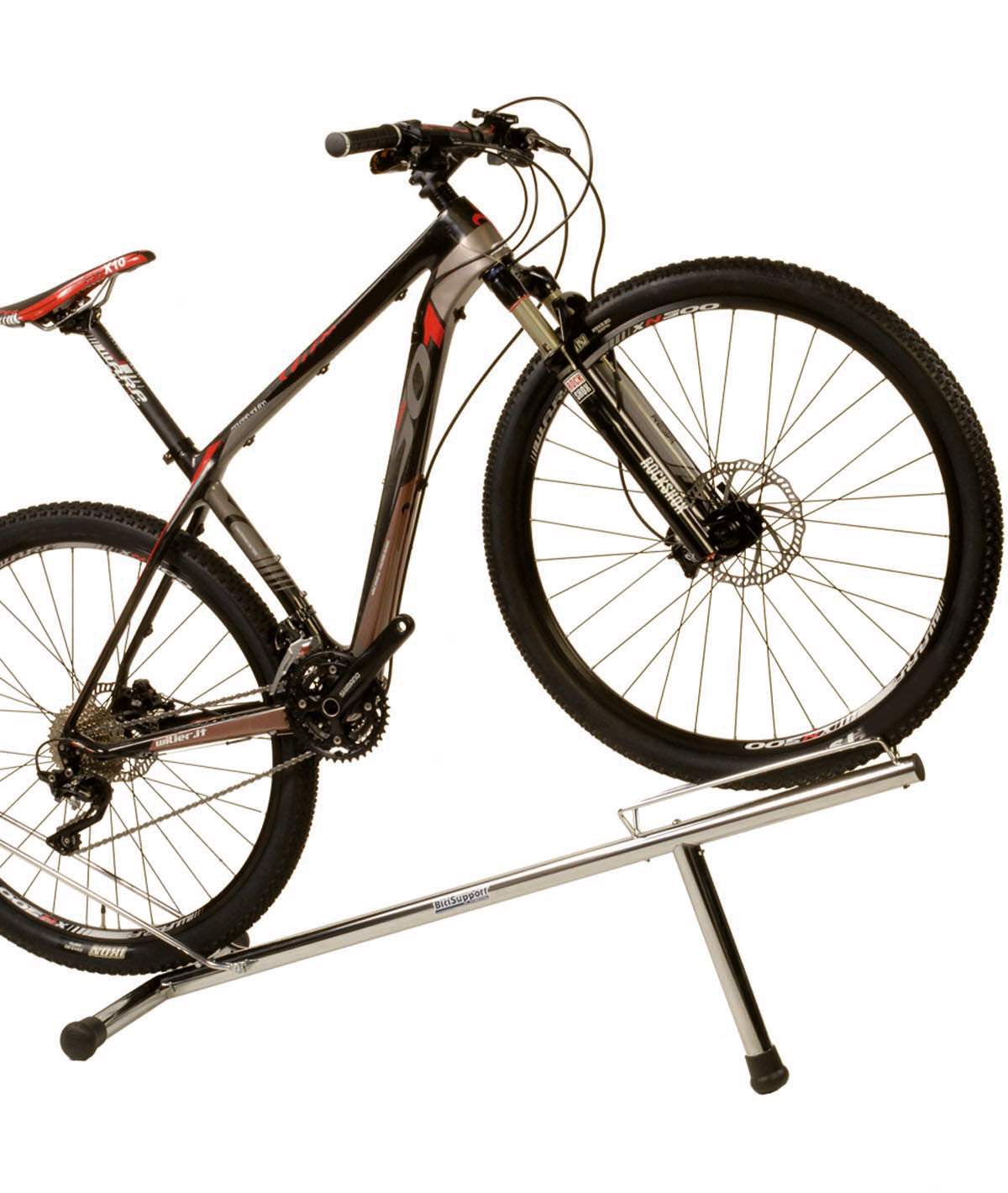 Bicisupport Espositore inclinato per bici singola nero