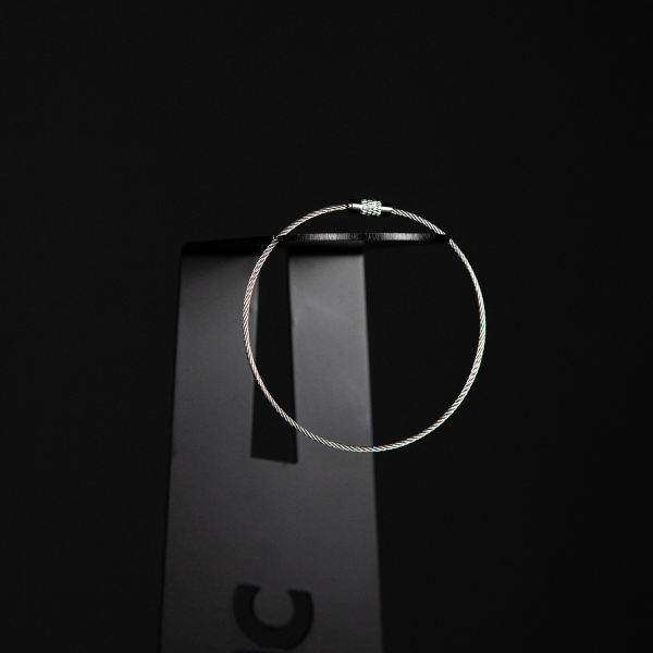 Dynamic Gancio per appendere la catena - 3 pezzi Argento