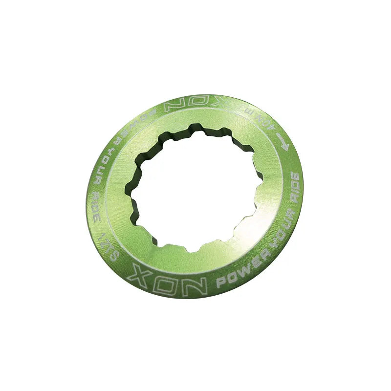 Xon Ghiera Chiusura Cassetta 12 Denti in Alluminio CNC Verde