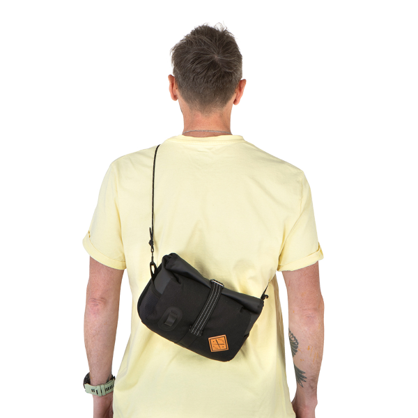 Restrap Borsa Manubrio RollTop - 4 Litri Nero