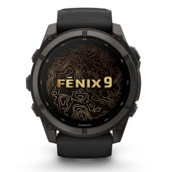 Garmin Fenix 9 Amoled 47mm Grigio cinturino Nero