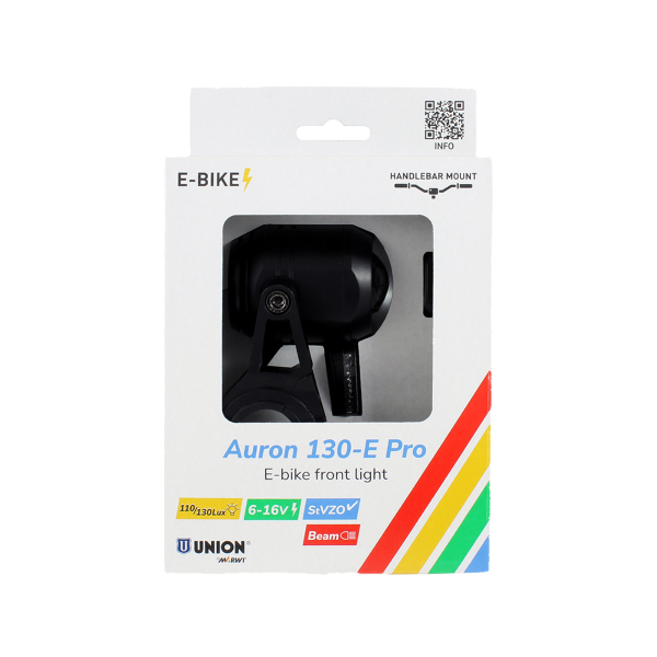 Union Luce Anteriore Manubrio Auron 130-Pro Nero