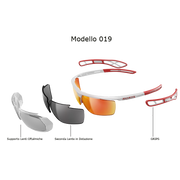 Salice Occhiali 019 Bianco/Rw Rosso