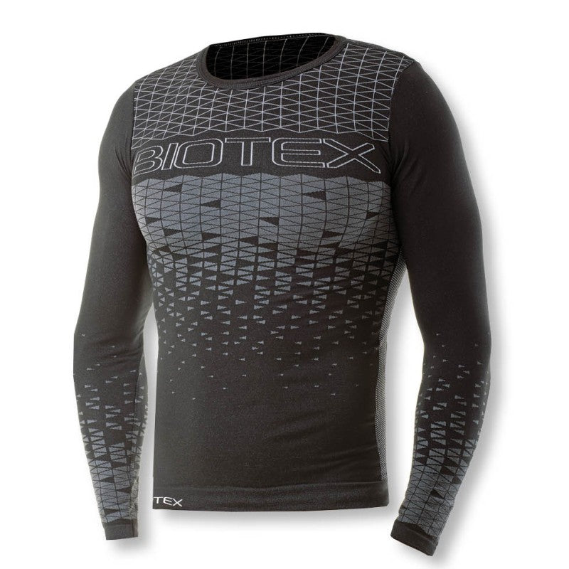 Biotex Intimo Maglia Maniche Lunghe Cubic Nero