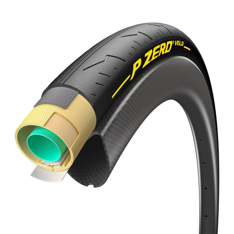 Pirelli Tubolare P Zero Velo 700X25 Nero