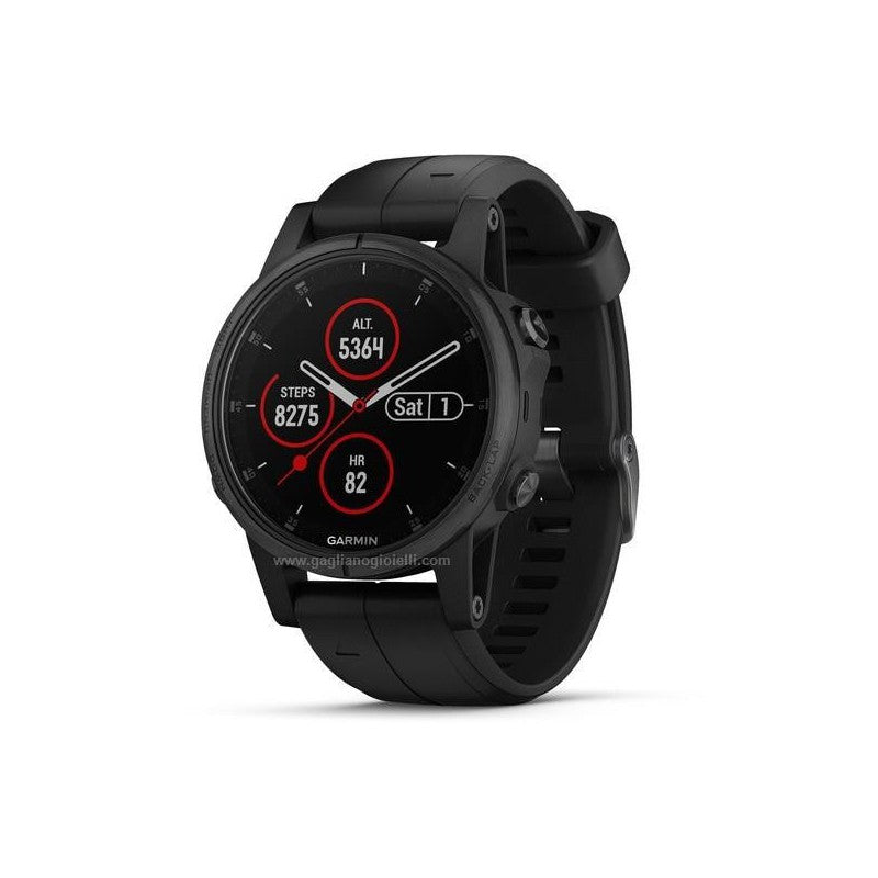 Garmin Fenix 5S Plus Sapphire Black/Black