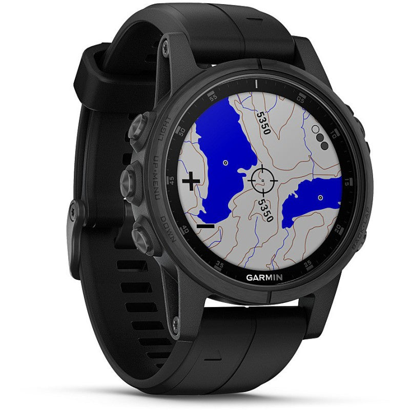 Garmin Fenix 5S Plus Sapphire Black/Black
