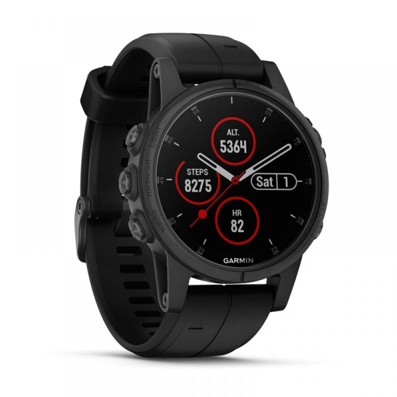 Garmin Fenix 5S Plus Sapphire Black/Black