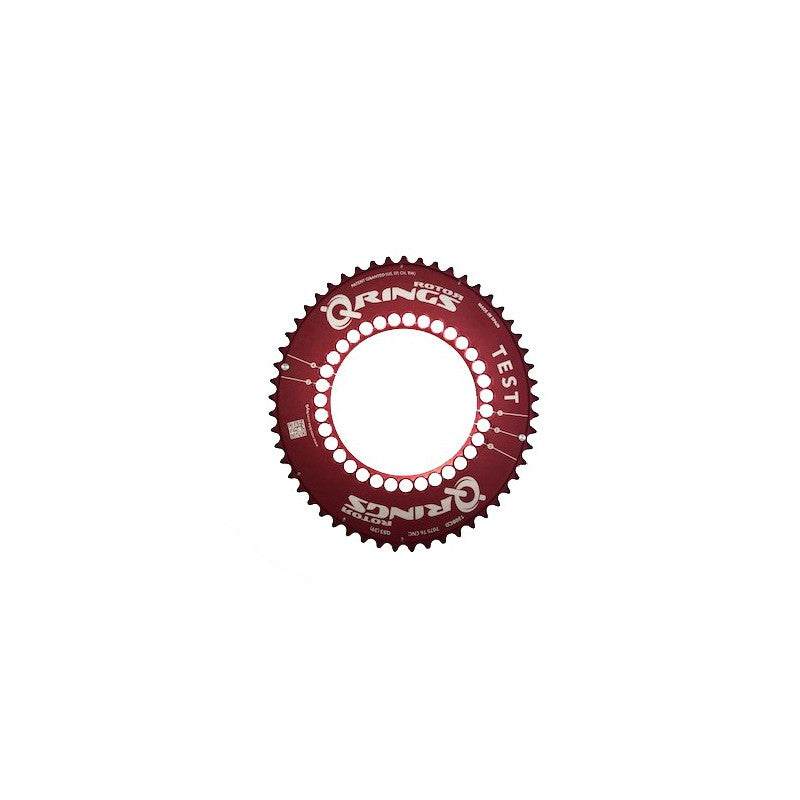 Rotor Corona Ovale Red Aero 130x5 53T