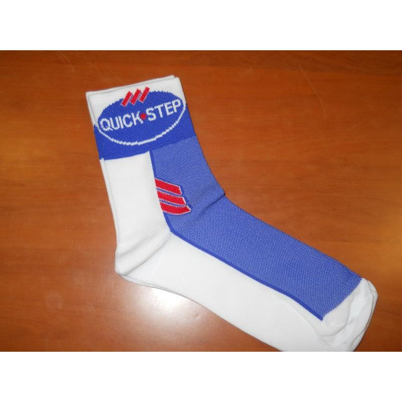 Kit 3 Paia Team Calze Ciclo Quick Step 9cm