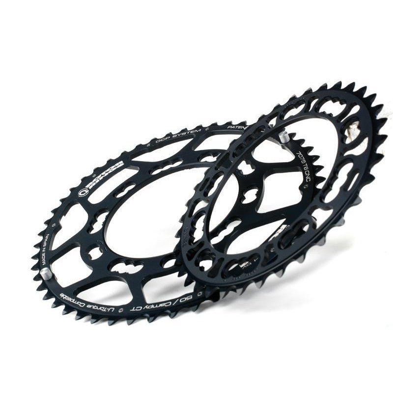 Rotor BCD135*5 40d Black 11v Oval Crown Internal - Campy – Cavaliere Bici