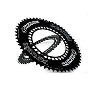 Rotor Corona Ovale BCD130*5 52d Nero Aero Esterna