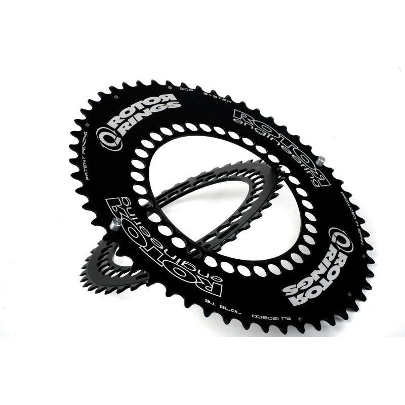 Rotor Corona Ovale BCD130*5 52d Nero Aero Esterna