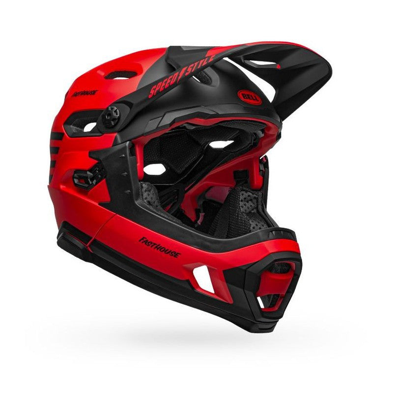 Bell Casco Super DH Flex Mips Fasthouse Matte Red/Black