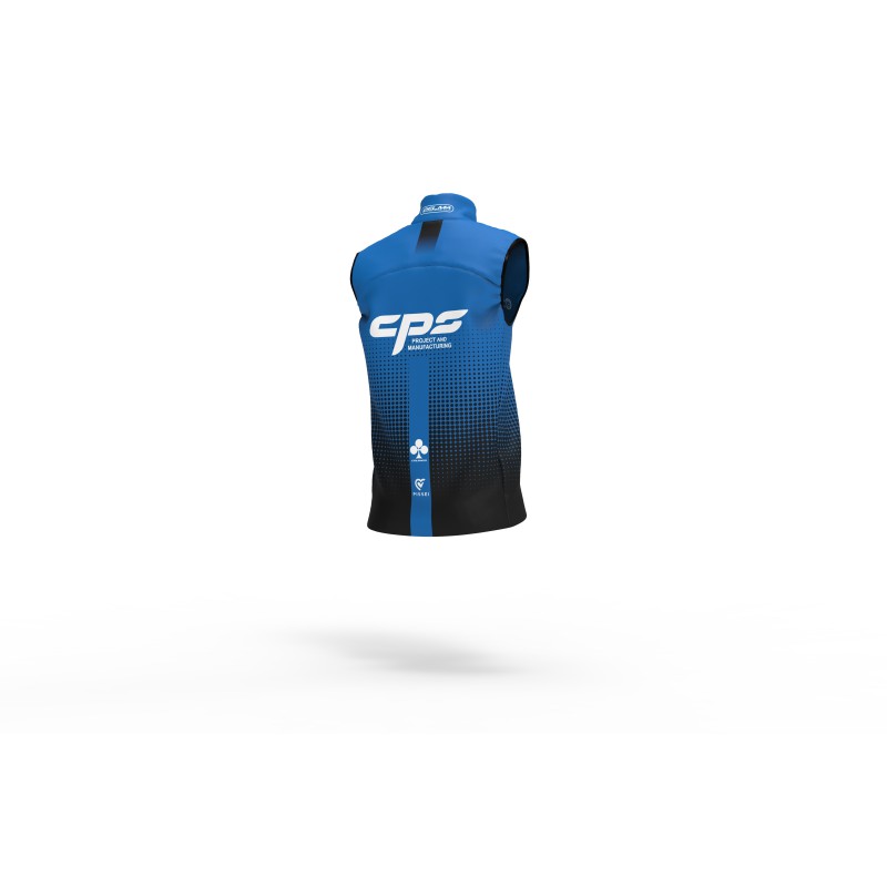 Pissei Gilet Cps Professional Team Easy Azzurro Pois Nero