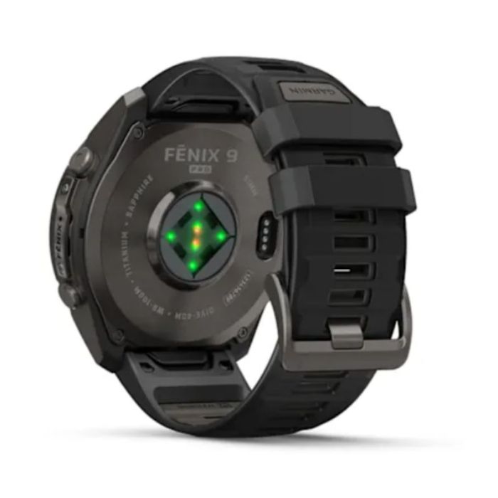 Garmin Fenix 9 Pro Amoled 47mm Grigio cinturino Nero/Grigio