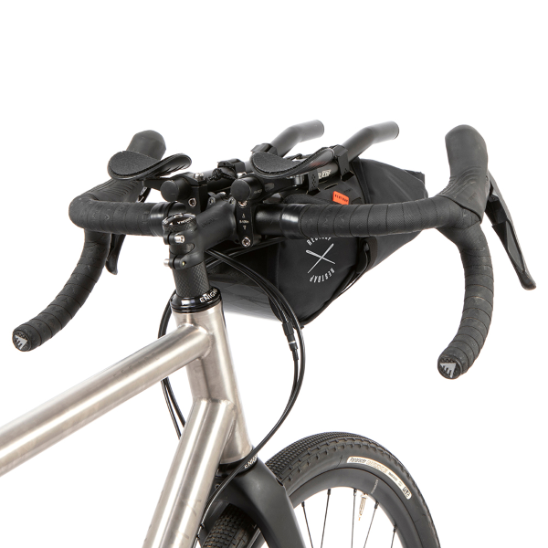 Restrap Borsa Race Aero per Manubrio Aero con Estensioni - 7 Litri Nero