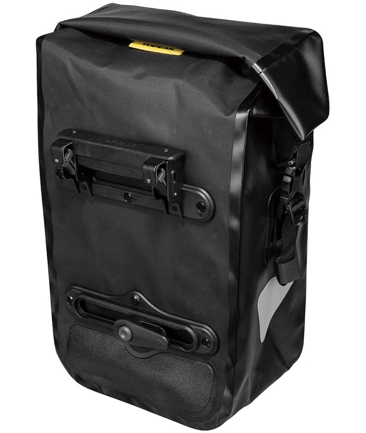 Topeak Borsa laterale Pannier Drybag (16 l) impermeabile nera con sistema QuickClick