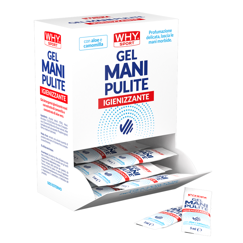 Why Sport Gel Mani Pulite Detergente Monodose 5 ml