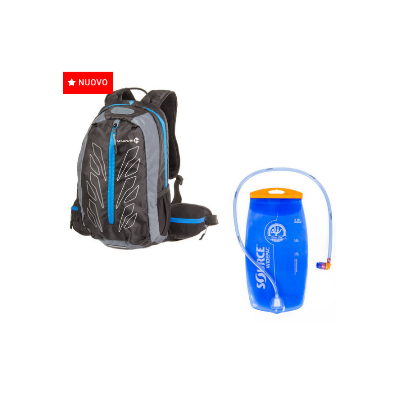 M-Wave Zaino Idrico Rough Ride Back Black