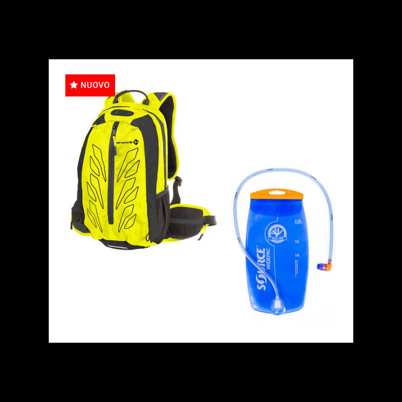 M-Wave Zaino Idrico Rough Ride Back Yellow