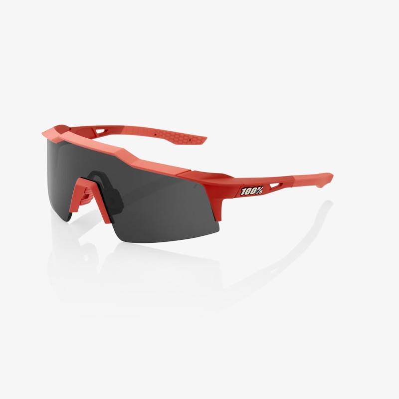 100% Occhiali Speedcraft SL Soft Tact Coral Smoke Lens