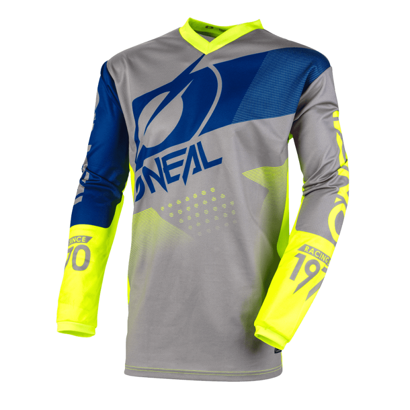 O'Neal Maglia Element Bambino Factor Gray/Blue/Yellow