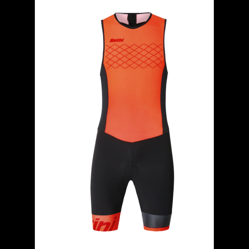 Santini Body Triathlon Redux Arancio Fluo