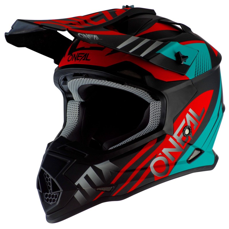 O'Neal Casco SRS Spyde 2.0 Black/Teal/Red