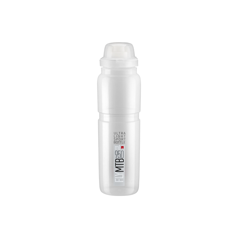 Elite Borraccia Fly Mtb Clear Logo Grey 950 Ml