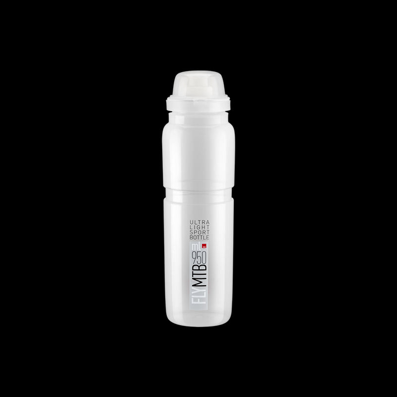 Elite Borraccia Fly Mtb Clear Logo Grey 950 Ml