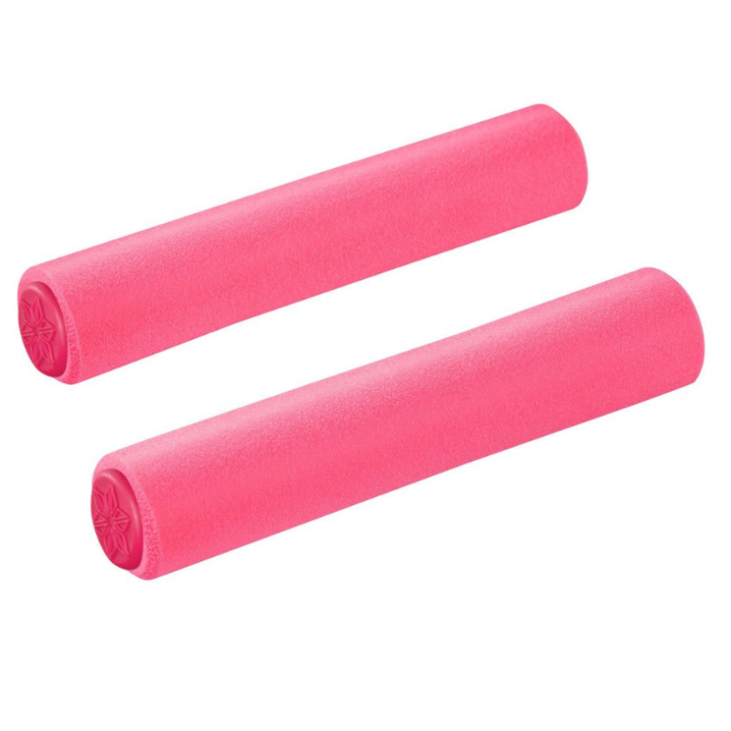 Supacaz Siliconez XL Manopole Schiuma Memory Rosa Fluo
