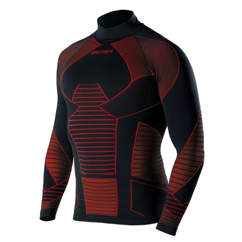 Biotex Maglia Intima Icebreak Nero/Rosso