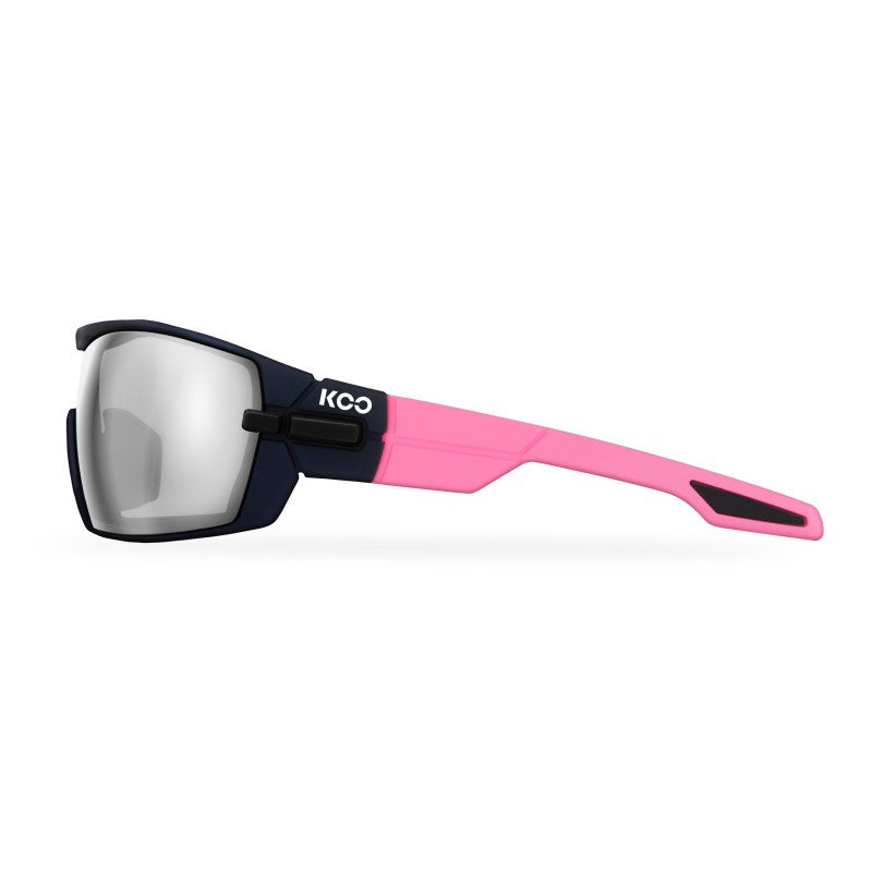 KOO Occhiali Open Pink/Navy Blue Silver Mirror