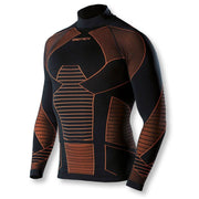 Biotex Maglia Intima  Icebreak Nero/Arancio Fluo