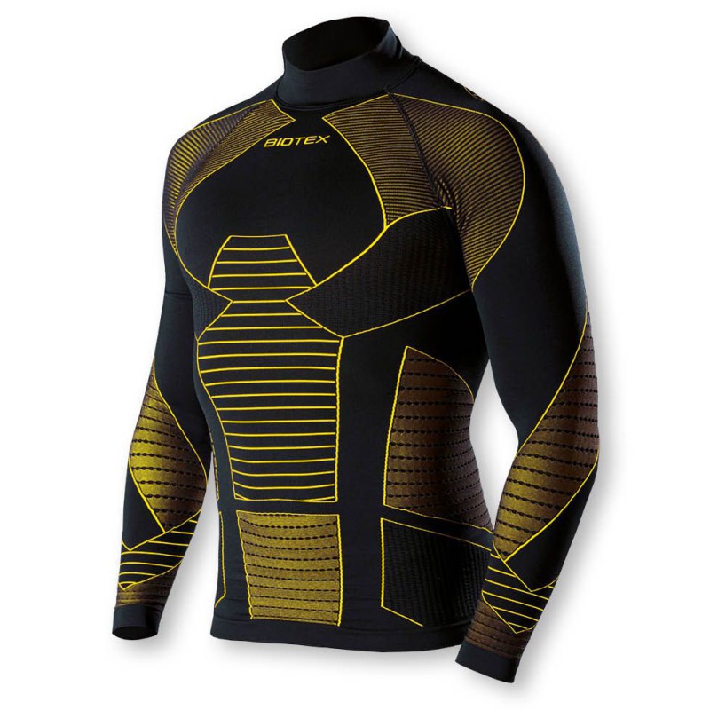 Biotex Maglia Intima Icebreak Nero/Giallo Fluo