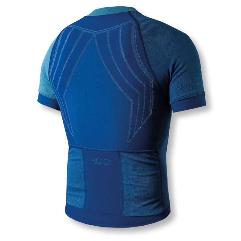 Biotex Maglia Maniche Corte Cationico Blu