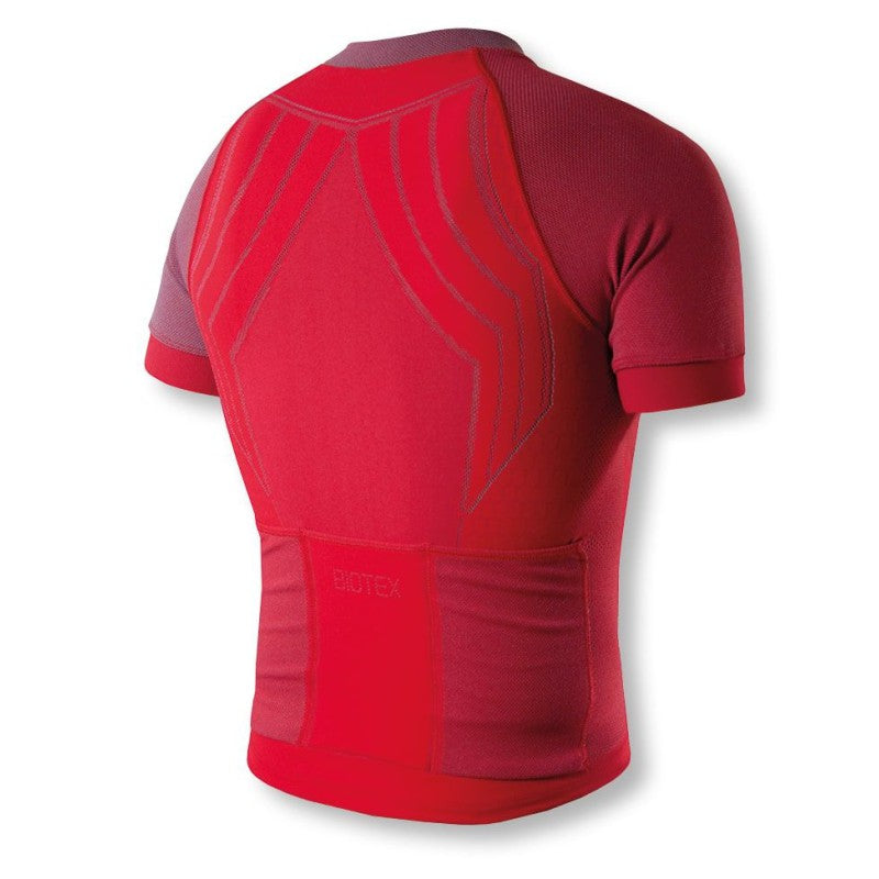 Biotex Maglia Maniche Corte Cationico Rosso