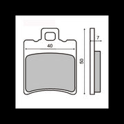 Sinter Coppia Pastiglia Piaggio Hexagon 150cc