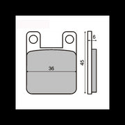 Sinter Coppia Pastiglia Peugeot Elyseo 150cc