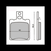 Sinter Coppia Pastiglia Aprilia RX50