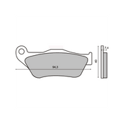 Sinter Coppia Pastiglia Yamaha X-max 125cc
