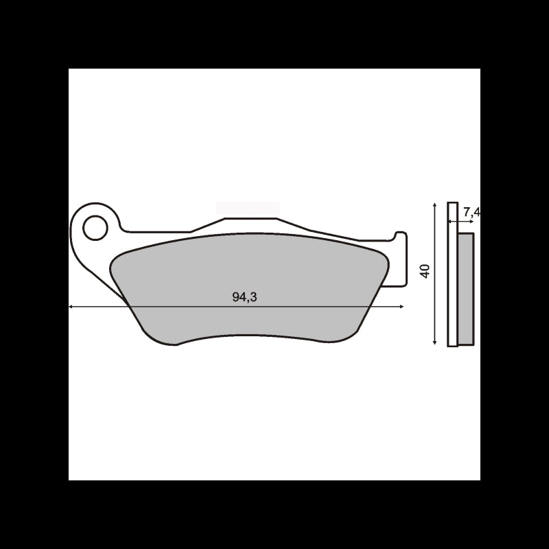 Sinter Coppia Pastiglia Yamaha X-max 125cc