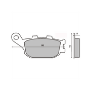Sinter Coppia Pastiglia Honda Jazz 250cc