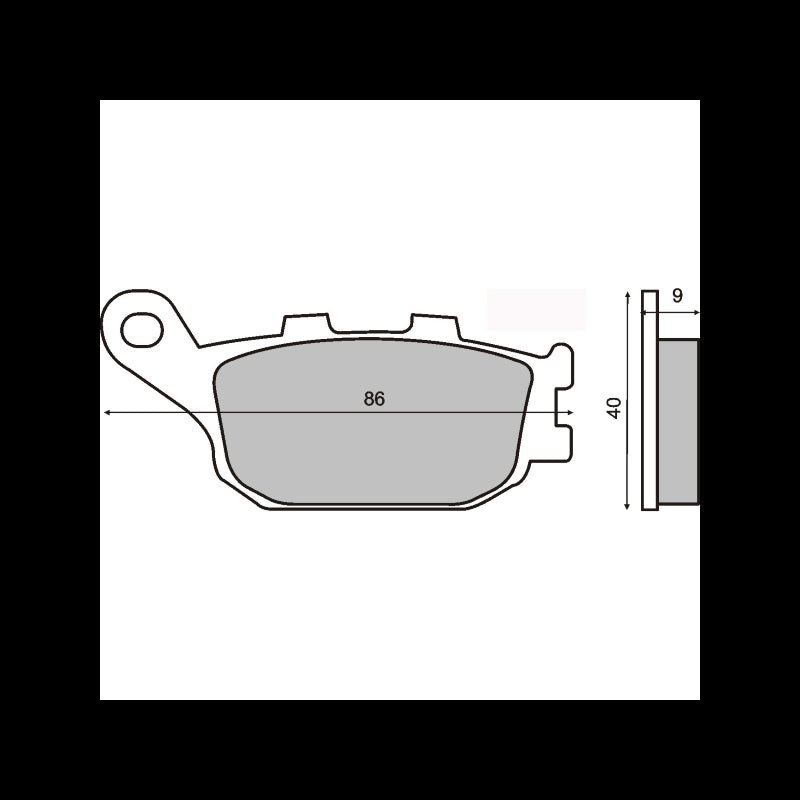 Sinter Coppia Pastiglia Honda Jazz 250cc