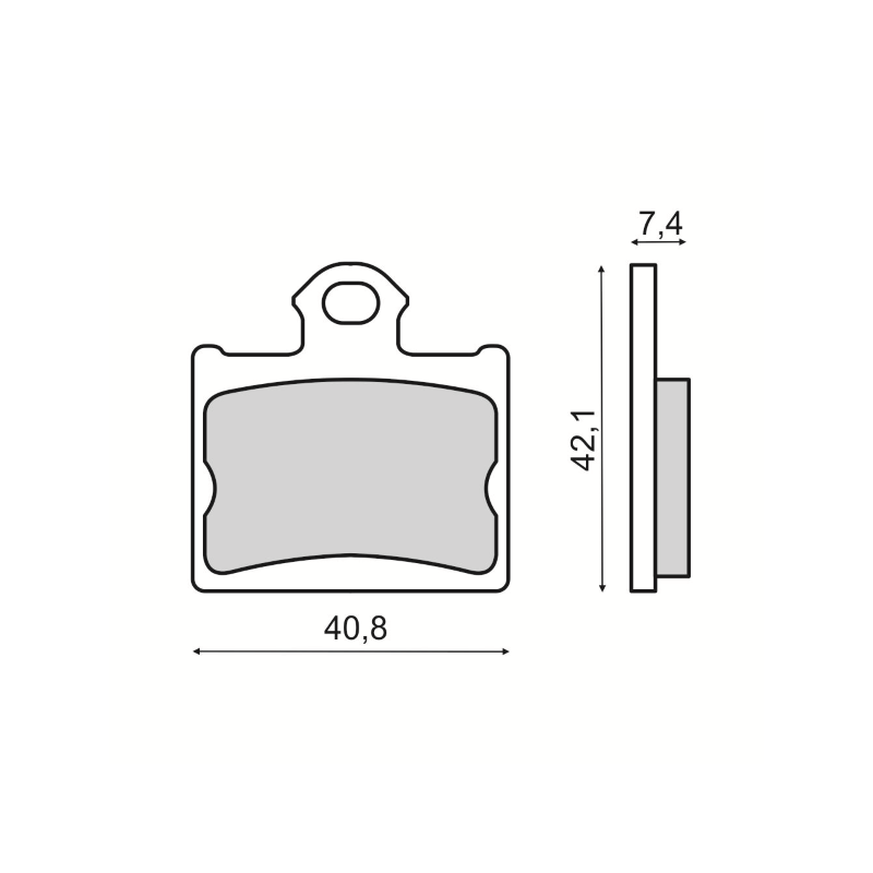 Sinter Coppia Pastiglia Ktm E-SM 2015