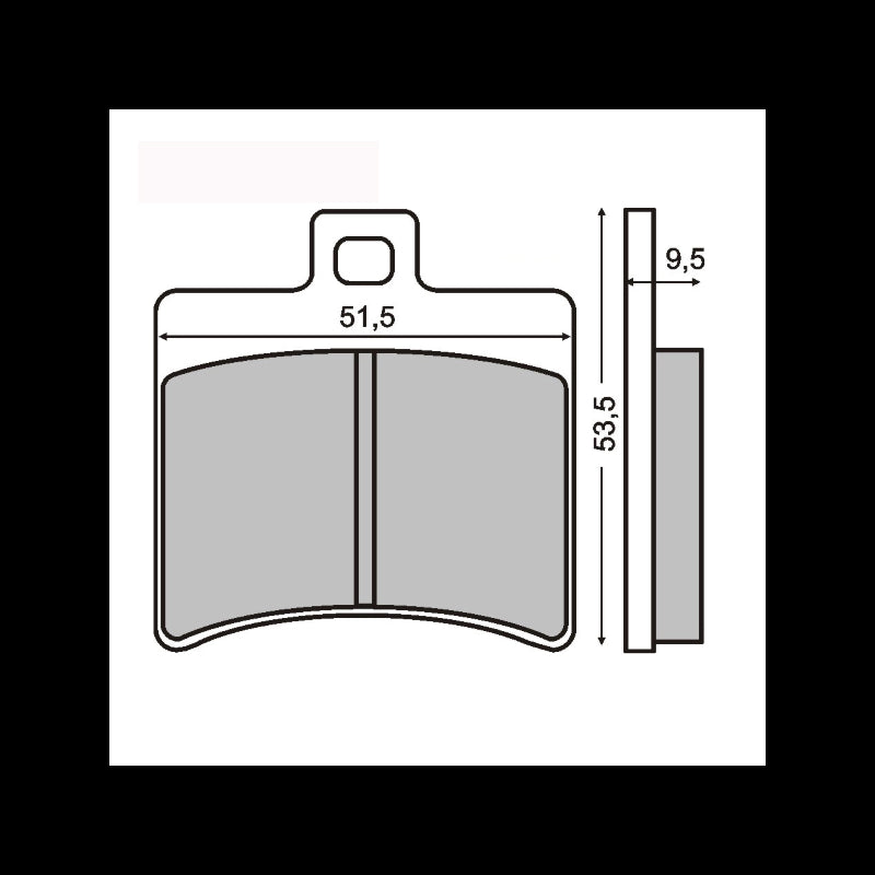 Sinter Coppia Pastiglia Aprilia Leonardo 300cc