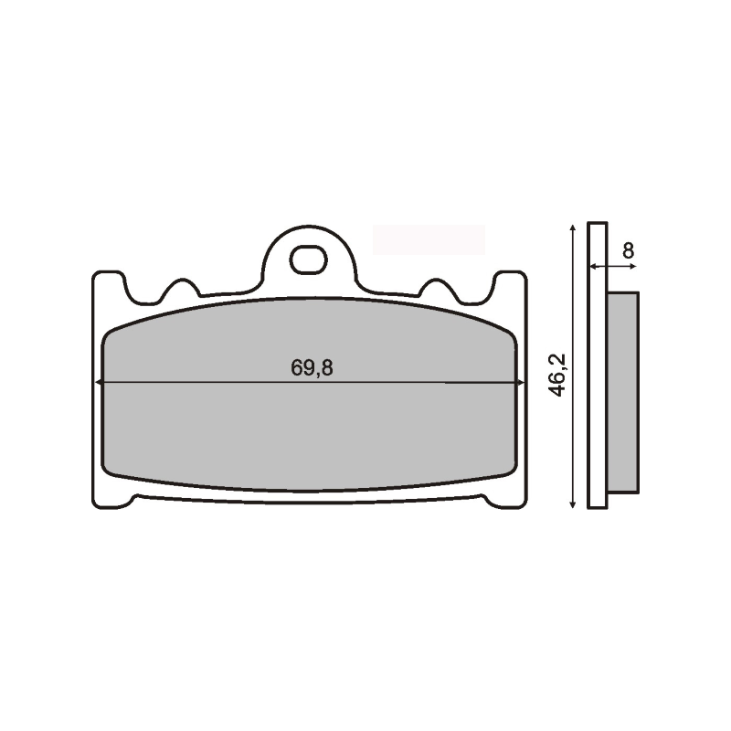 Sinter Coppia Pastiglia Suzuki cobra 250cc 1989